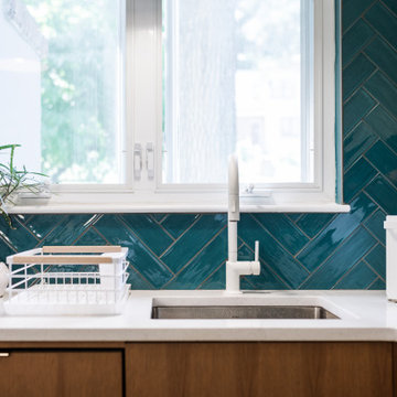 A Mid-Century Kitchen That Maximizes Every Inch