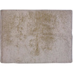 Bareen's Designer Rugs - Hand,Knotted Shag area rug Coons Ivory/Ivory, 5'0 x 8'0 - Find yourself drawn to your floor and the plush comfort of the shag rug. With a shag design in beautiful color, this wool blend rug offers durable protection to your floor and homey softness to your design. The neutral simplicity of this rug is a balancing visual statement in a contemporary interior.