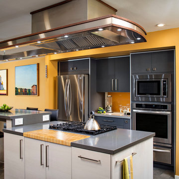 Artistic and contemporary kitchen