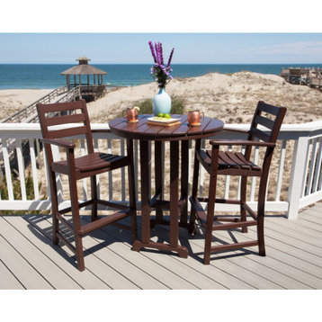 Trex Outdoor Furniture Monterey Bay 3-Piece Bar Set, Sand Castle
