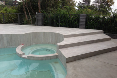 Minimalist pool photo in Los Angeles