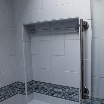Spacious Small Bathrooms Remodel in a Berkeley Cottage Home
