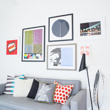 Gallery wall hallway