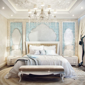 Moroccan style in the bedroom interior