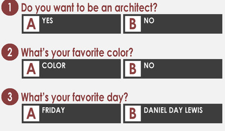 A Quiz for Architects in Question