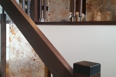 This is an example of a traditional staircase in Edmonton.