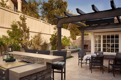 Inspiration for a contemporary home design remodel in Orange County