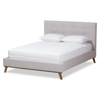 Valencia Mid Century Modern Platform Bed Midcentury Platform