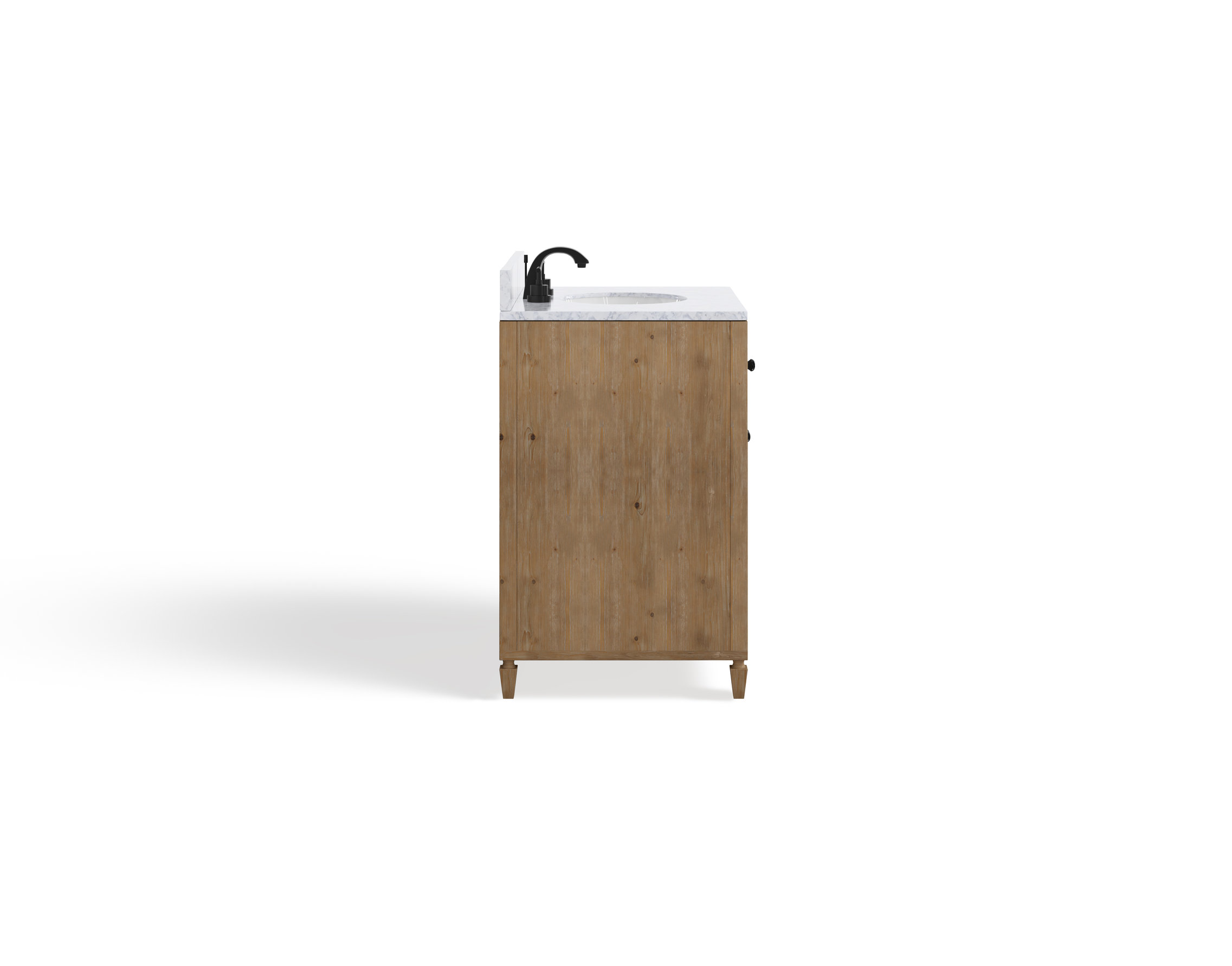 Annie Bathroom Vanity, Weathered Fir, 30", Single Sink, Freestanding