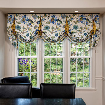 Award-Winning Kitchen Balloon Valance: Unifying Design