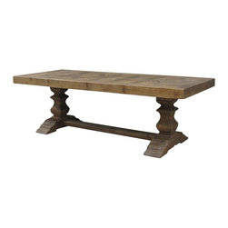 English Castle Dining Trestle Table 98" - Products