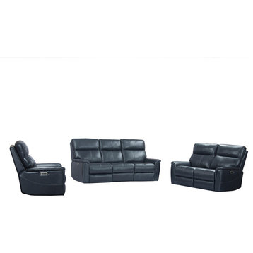 Power Reclining Sofa Loveseat and Recliner