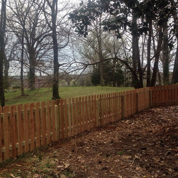 Cedar Picket Fence