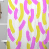 Allyson Johnson Hello Pattern Shower Curtain, Standard 69"x72"