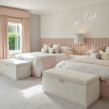 Sleepover twin bedroom