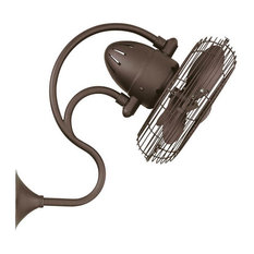 Melody Wall Fan, Bronze