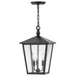 HInkley - Hinkley Huntersfield Medium Hanging Lantern, Black - Inspired by the heirloom quality of a traditional European lantern, Huntersfield breathes contemporary tradition. The oversized cast arm and loop offer a stately yet subtle appearance.