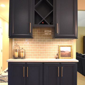 Showplace Framed Arlington in Cherry Tawny – Perimeter and Hail Navy – Island