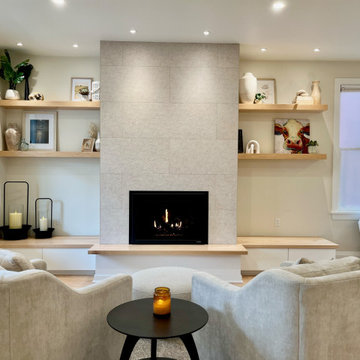Fireplace + Built in