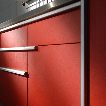 Garage Cabinets & Work Station (Tech-Red Powder Coat)