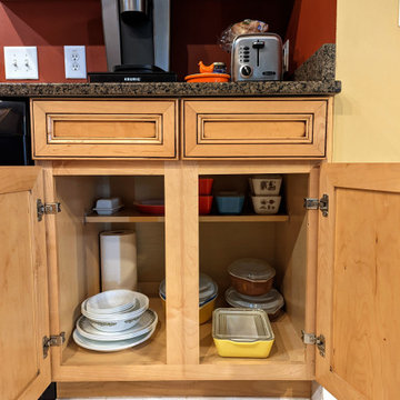 Cluttered to Tidy Kitchen