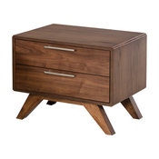 Nova Domus Soria Modern Walnut Nightstand