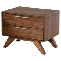 Nova Domus Soria Modern Walnut Nightstand