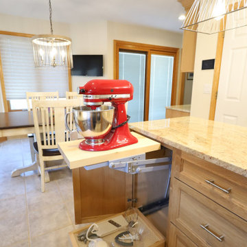 Warm Wood Wonder: White Oak Kitchen Remodel with Smart Storage