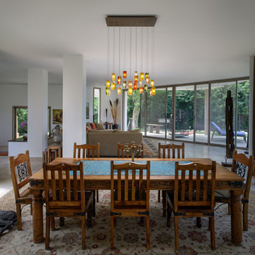 Autumn Leaves - Custom Fused Glass Chandelier