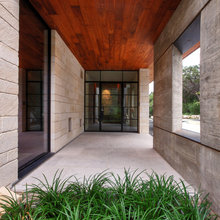 entrance under terrace