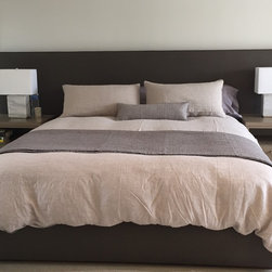 Upholstered Platform Bed - Panel Beds