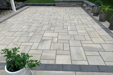 Example of a concrete paver patio design in DC Metro