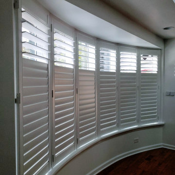 Hunter Douglas NewStyle Shutters Bow Window