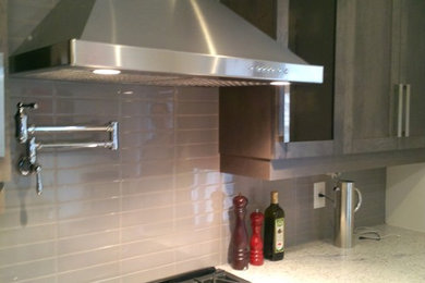 Inspiration for a mid-sized transitional kitchen remodel in Toronto