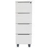 Unique Furniture Kalmar 4-drawer Engineered Wood File Cabinet in White