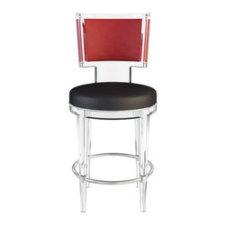 Acrylic Bar Stool Rendering - Bar Stools And Counter Stools