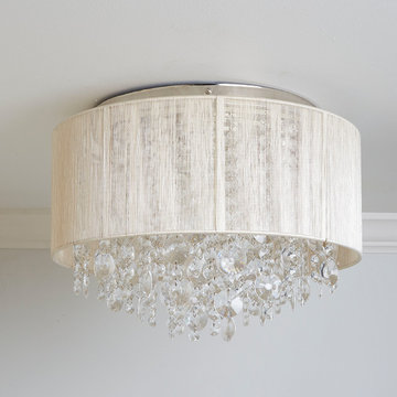 Serena String Beaded Flush Mount Ceiling Light