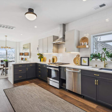 Eclipse Malibu 1.5" Shaker Door cabinets
