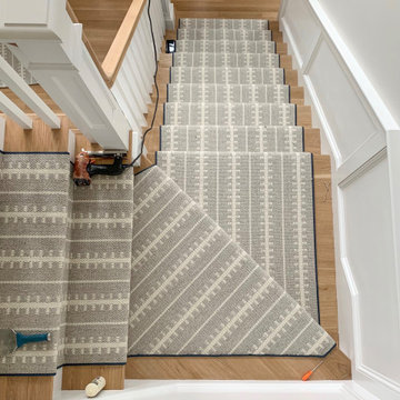 Ticking Stripe in Hingham home