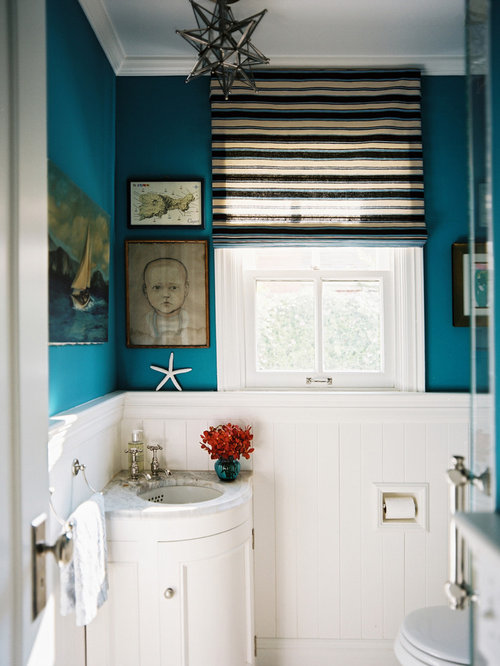 Corner Sink Powder Rooms Ideas, Pictures, Remodel and Decor