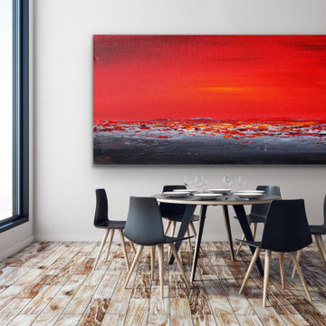 Original Handmade Modern Abstract Custom Art for Modern Contemporary Interiors