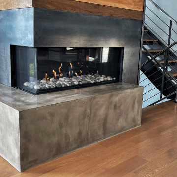 Modern Fireplace Installs by Sutter Home & Hearth