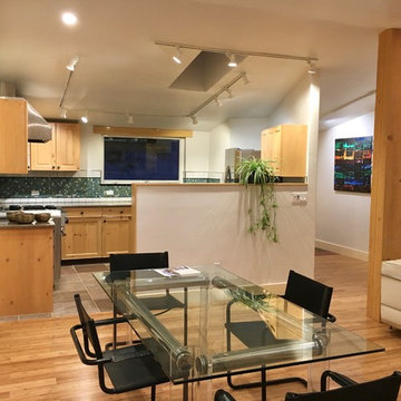 Central Area Does triple Duty In A Compact Home