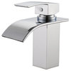 Waterfall Contemporary Bathroom Sink Faucet