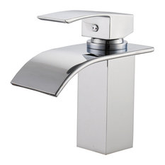 Bathroom Faucets | Houzz  Sumerain - Waterfall Contemporary Bathroom Sink Faucet - Bathroom Sink  Faucets