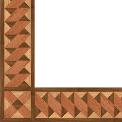 Oshkosh Designs Kingscote Inlay Border and Corner - Hardwood Flooring
