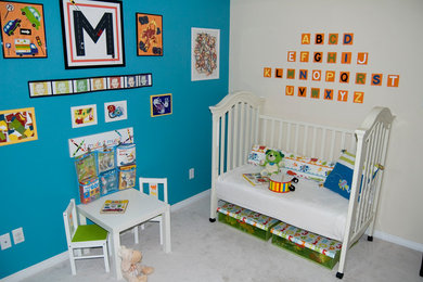 Design ideas for a modern kids' room in Ottawa.