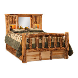 Aspen Bookcase Bed-Queen - Beds