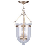 Livex Lighting 5063-01 Jefferson - Three Light Chain Hanging Lantern