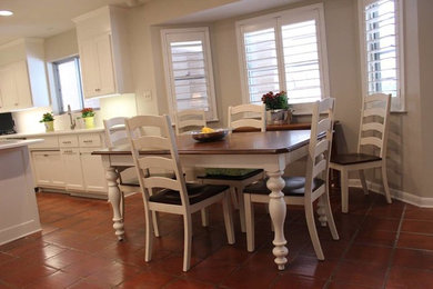 This is an example of a traditional dining room.